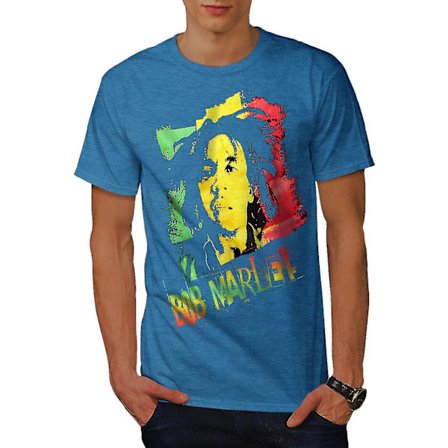 Marley Canabis Bob Men Royal T-shirt