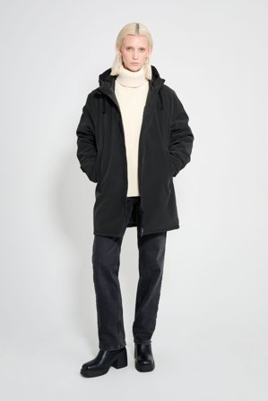 Stockholm Matte Winter Coat Black