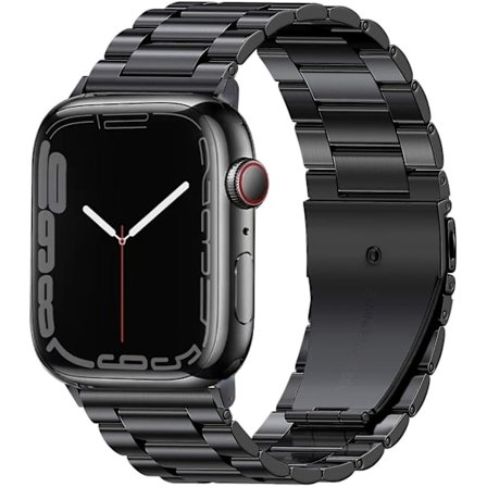 Metallrem för Apple Watch Ultra 49 mm 8 7 45 mm 41 mm Smart Watch Armband i rostfritt stål för Iwatch 6 5 4 3 Se 44 ​​mm 42 mm 40 mm