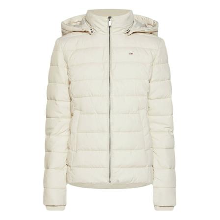 Tommy Jeans - Dunjackor - Beige - Dam - Storlek: Xs, Dam, Storlek: XS