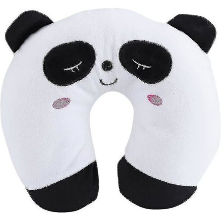 Reisepute for nakken i form av sovende dyr, U-formet pute