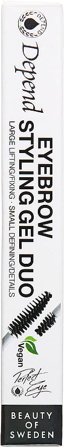 Depend Perfect Eye Eyebrow Styling Gel Duo 1 stk, Makeup, Øjne, Øjenbryn