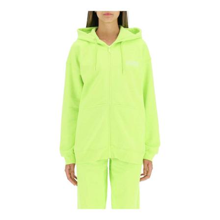 Ganni, Hoodies Zielony, Kobieta, Rozmiar: S/M