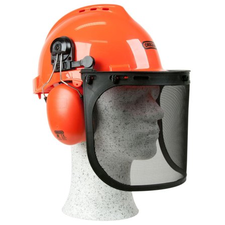 AL-KO Oregon Suojakypärä kuulosuojaimilla, Päänsuojaimet