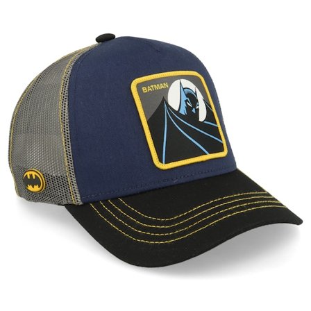 Capslab - Blå trucker Keps - DC Comics Batman Blue/Brown Trucker @ Hatstore