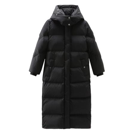 Woolrich Aurora long parka , Zwart , Dames , Maat: L