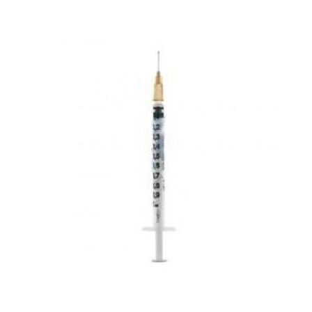 Siringa Per Insulina Extrafine 1ml 100 Ui Ago Removibile 25 Gauge