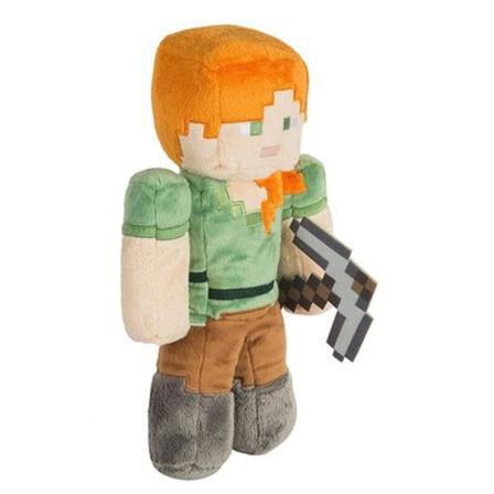 Minecraft Plyschdocka Mjuk Kreativ Present Gosedjur Yakris doll with pickaxe