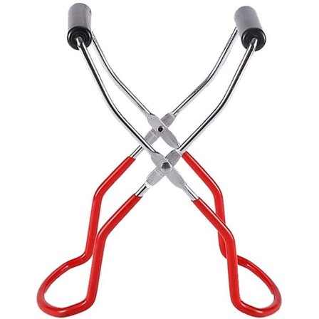 Burklyftång i rostfritt stål med grepphandtag för säker lyftning av burkar