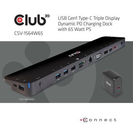 Club 3D Universal Usb Gen1 Type-C