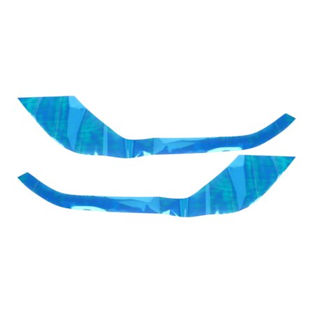 2 st. Bil Frontstrålkastarskydd Dagsljus LED-Trim PVC Ersättning för Tesla Model X