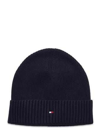 Essential Flag Beanie Accessories Headwear Beanies Navy Tommy Hilfiger