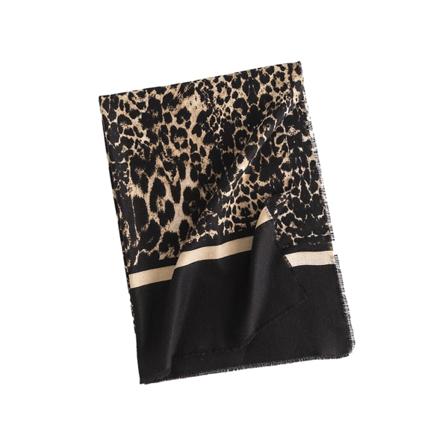 1 talvinen huivi leopard print faux cashmere huivi naisten lämmin