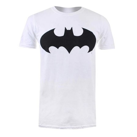 Batman herr mono bomull t-shirt XXL vit