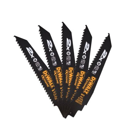 Dewalt DT2300L-QZ Tigersågblad 6 TPI, 5-pack, Såga