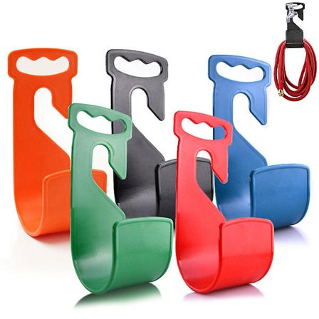 Farfi Rustfri Have Slange Rulle Krog Hængende Vægmonteret Holder Organizer Værktøj