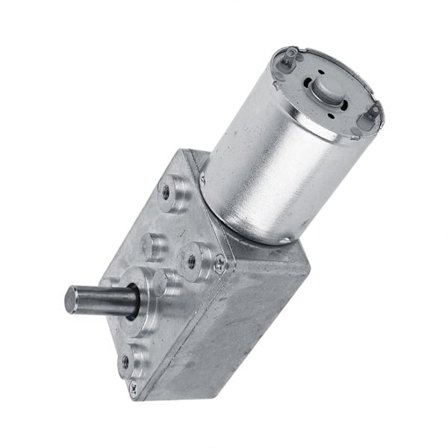 DC 12V Reduktionsmotor 100RPM Reversibel Høj Torsions Snekkegearmotor