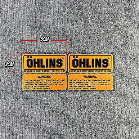 Otwoo For Ohlins Suspension Shocker Damper Motorcykel Tilbehør Dekorative Insignia Ad Reflekterende Klistermærker Dekaler