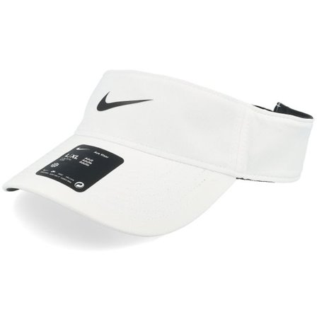 Nike - Vit visor Keps - Dri-fit Ace Cb New P White/Anthracite/Black Visor @ Hatstore