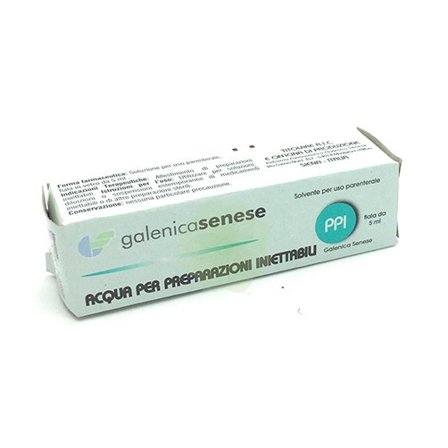 Galenica Senese Acqua Preparazioni Iniettabili 5ml