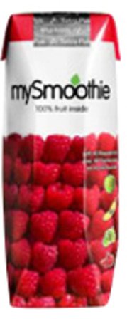 MySmoothie Hindbær smoothie 250 ml, Helse & Madvarer, Drikkevarer, Smoothies