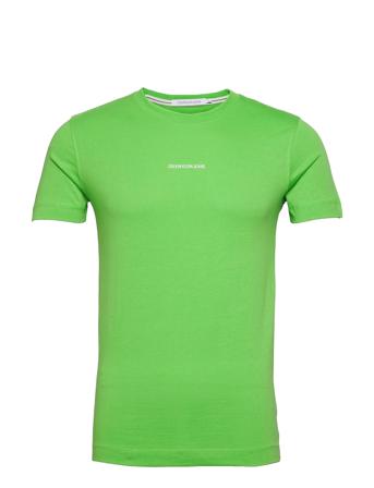 Micro Branding Essential Ss Tee Green Calvin Klein Jeans