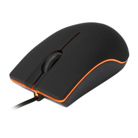 Kablet spillmus USB 3D Lilla Svart Strømlinjeformet design 1200DPI datamaskinmus
