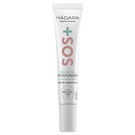 MÁDARA SOS+ Sensitive Moisturiser 15 ml, Skincare, Ansigtspleje, Natcreme