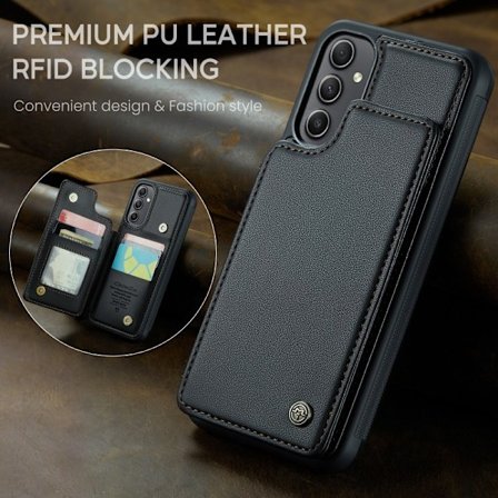 CaseMe Stöttåligt Skal Korthållare Stativ 4-Fack Samsung A54 5G