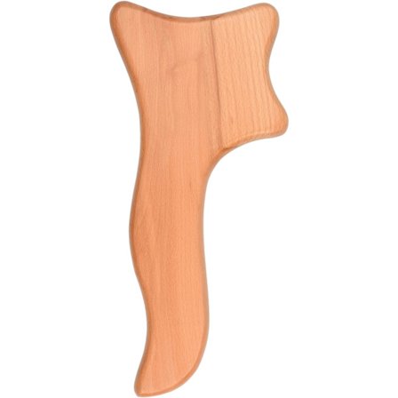 Anti Cellulit Massageverktyg Gua Sha Skrapmassageverktyg Yxa Trämassageverktyg för Hudåtstramning och Kroppsvård