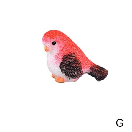 Små Fåglar Fairy Garden Dekor Micro Landskap Miniatyr Figuri