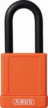 ABUS 74/40 Hengelås 90 x 38 mm, dobbel låsing Oransje, Dør- & vindusbeslag