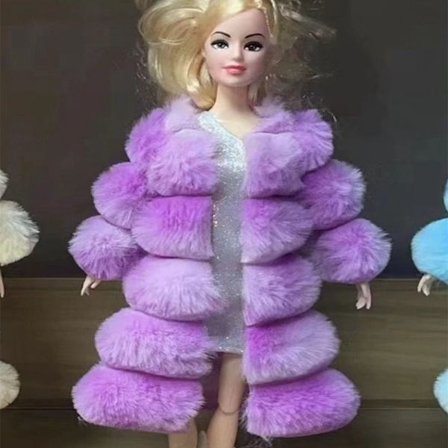 1/6 Dockkläder Cardigan Pälskläder 4 4