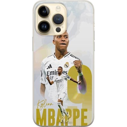 Kompatibel Mobilcover til Apple iPhone 15 Pro Max Kylian Mbappé Real Madrid Frankrig La Ligas topscorer med eksplosiv hastighed og ekstrem målfarlighe