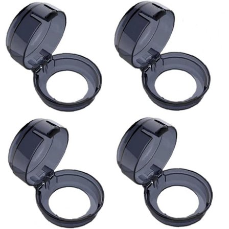 4 stk. Komfur Knapper Dæksler Ovn Knapper Dæksler Børnesikring Beskyttende Dæksler Ildstedsvagt Komfurkontakt Babysikkerhed til Børn Køkken