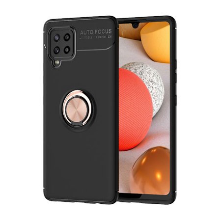 Samsung Galaxy A12 - Stilrent Skal med Ringhållare
