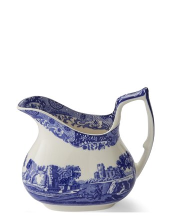 Blue Italian Cream Jug Blue Spode