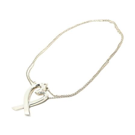 Tiffany & Co. Pre-owned, Necklaces Grijs, Dames, Maat:ONE Size
