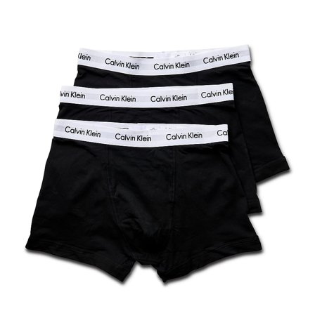 CALVIN KLEIN Boxer Briefs 3-Pak Black - White L, Tøj & Bolig, Herreundertøj, Briefs