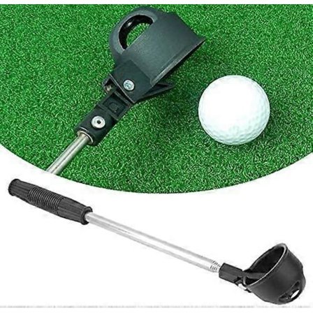 Golfbollshämtare, 8 sektioner Teleskopisk Golfbollsplockare i rostfritt stål, Golfnät för golfare i vatten