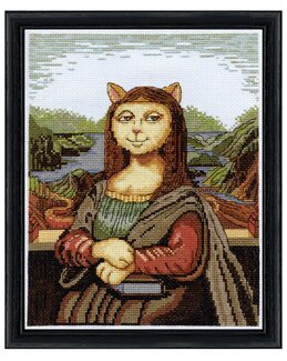 Broderipakke Bilde Meow Lisa - Design Works Crafts