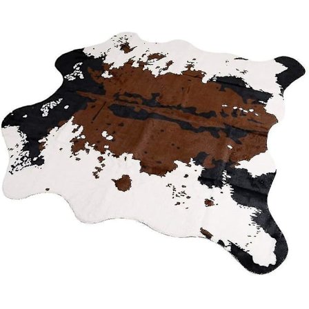 Konstgjord Ko-Skinnmatta, 140 X 160 Cm Söt Djurtryck Faux Cowhi