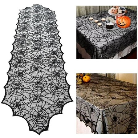 Halloween Dekoration Blonder Spider Web Skelet Kranium Dug