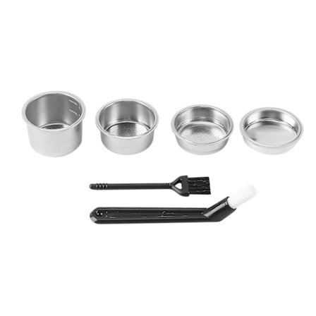 51 mm filterkurv 1/2/4 kop til bundløs espressoportafilter, kompatibel med 51 mm kaffemaskine