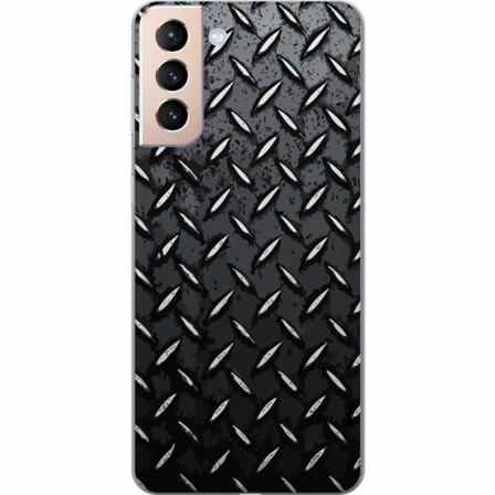 Samsung Galaxy S21 Genomskinligt Skal Metalliskt Mönster
