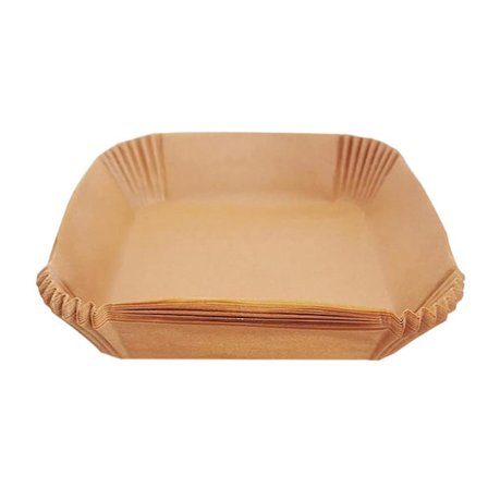 Engångsluftfritöspapper, kvadratisk, non-stick, ångkokningspapper