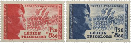 Frankrig 1942 - YT 565-566 - Postfrisk