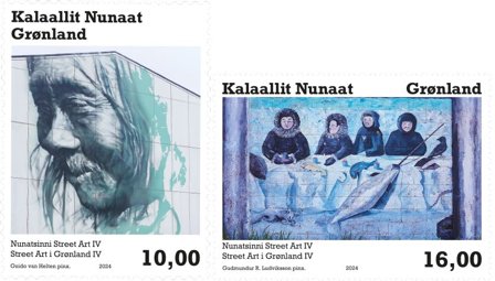 Grønland - Street Art IV - Postfrisk sæt 2v