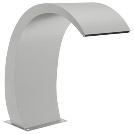 Vidaxl Poolfontän 22x60x70 Cm Rostfritt Stål 304 Silver