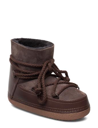 Classic Boot Shoes Boots Ankle Boots Ankle Boot - Flat Brun Inuikii